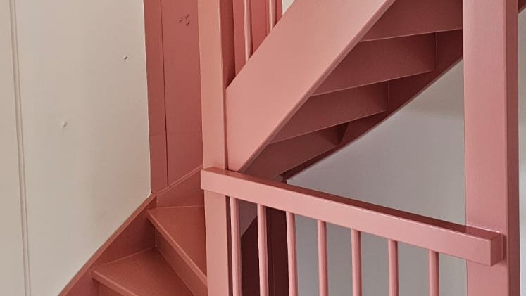 Trappen in een verrassende kleur