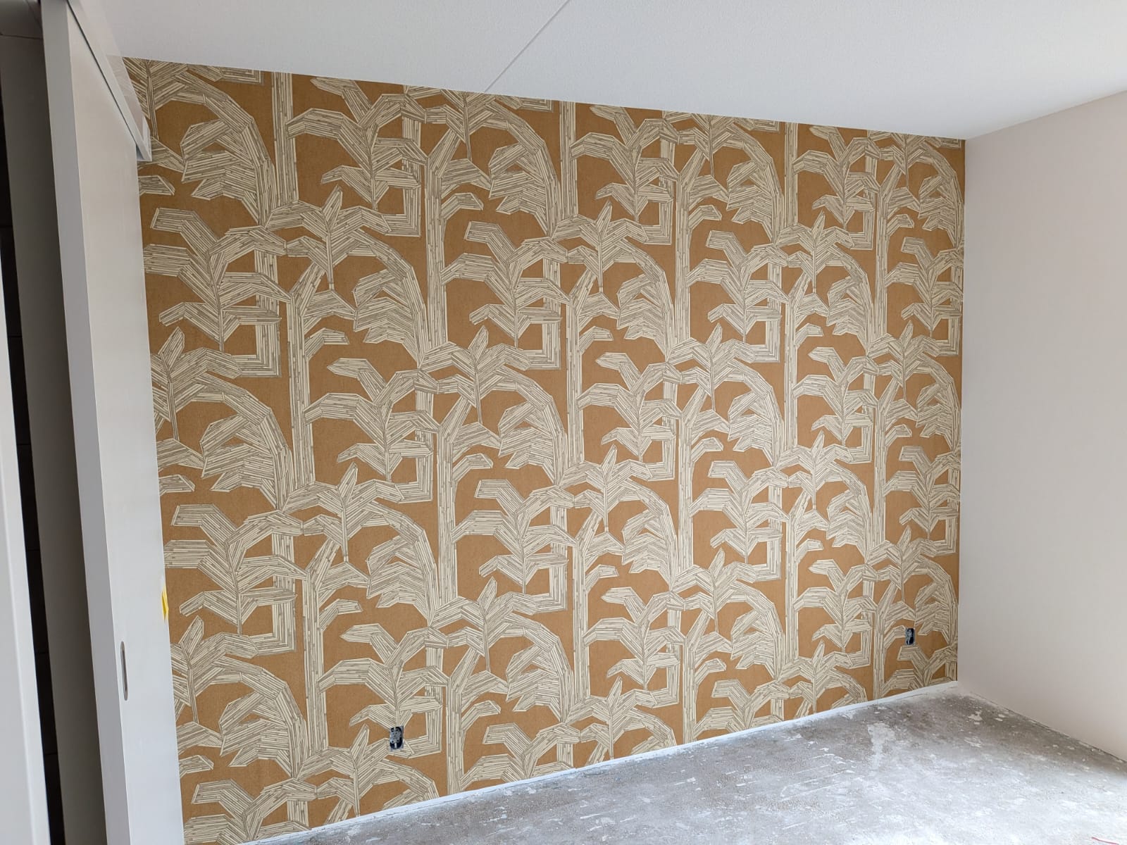 Luxe behang in een nieuwbouwwoning in Leerdam foto 5