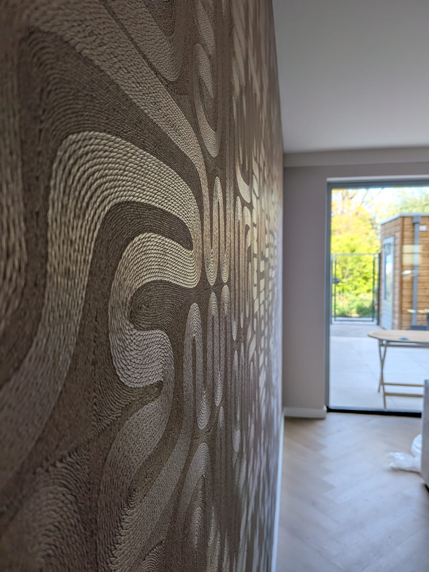 Accentwanden met luxe behang