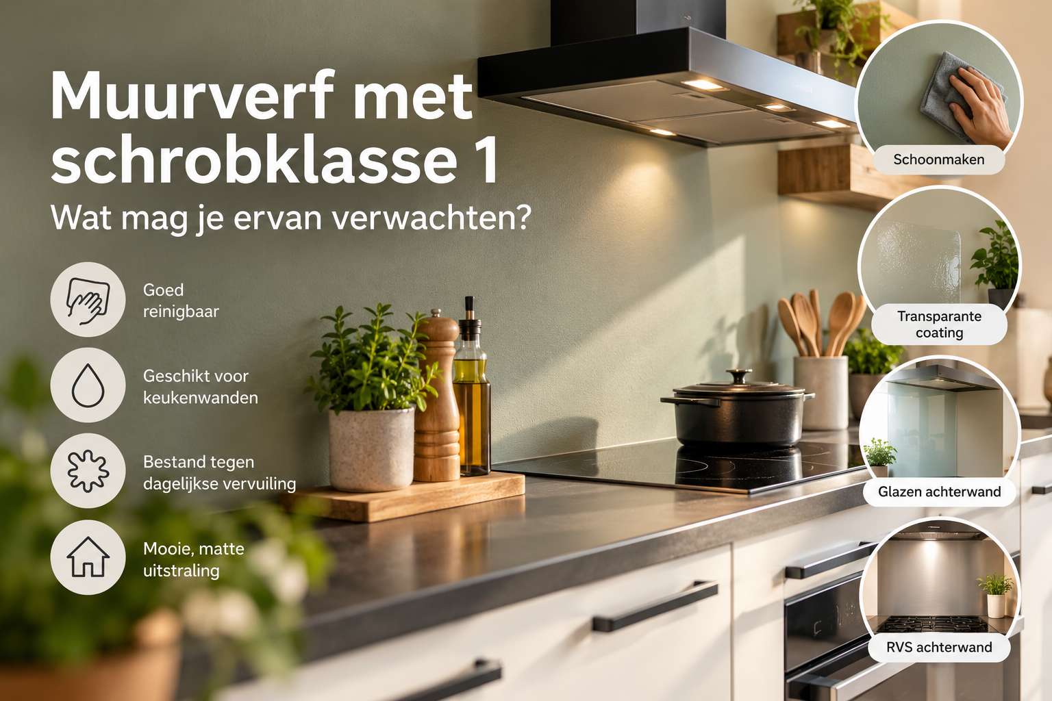 Muurverf met schrobklasse 1: wat mag je ervan verwachten?